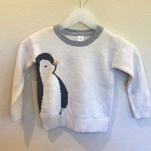 White Baby Gap Sweater : 3 YRS